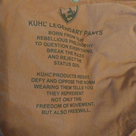 Kuhl Women's Roll Up Cargo Pants Sz 12 Rust Snap Pockets Gorpcore Hiking Camping - Picture 13 of 15